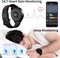 Blackview Smart Watch, X5 Smart Watch для мужчин и женщин, 9 профессиональных спортивных режимов, фитнес-трекер, монитор сердечного ритма, водонепроницаемые спортивные смарт-часы IP68, 1,3-дюймовые цифровые смарт-часы для iOS Android 1000003866