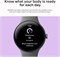 Google Pixel Watch 3 (45 мм) Последняя модель — Android Smartwatch, отслеживание сердечного ритма, Fitbit Advanced Running, Fitness Insights, 24-часовая батарея — Матовый черный алюминиевый корпус — Обсидиановый ремешок — Wi-Fi 1000003937