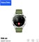 Умные часы HainoTeko RW44 с круглым AMOLED-дисплеем, тремя парами ремешков и беспроводным зарядным устройством, для мужчин и мальчиков, зелёные 1000004030