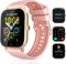Garlo Smart Watch для мужчин и женщин, 1,85-дюймовый фитнес-трекер, монитор сердечного ритма/сна/шагомер, TFT HD Bluetooth, несколько спортивных режимов для спортзала, водонепроницаемые женские и мужские фитнес-часы для Android iPhone (розовые) 1000004041 - фото 517777