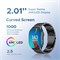 Смарт-часы IQ TOUCH Active S11 Pro с изогнутым экраном, 2,01-дюймовым дисплеем Super Retina AMOLED, беспроводными звонками, ремешком из нержавеющей стали, водонепроницаемостью IP68, аккумулятором на 7 дней, более 100 спортивных режимов, круглосуточным отс 1000004077