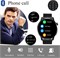Умные часы Goodatech для мужчин и женщин с функцией телефонных звонков (набор/приём), фитнес-трекер для телефонов Android и iOS, здоровье, пульсометр, мониторинг сна, счётчик калорий, шагомер, напоминания, музыка, многоспортивные режимы 1000004138