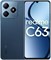 Realme C63 4G (кожаный синий 6 ГБ ОЗУ, 128 ГБ ПЗУ) | Премиальная веганская кожа | Ультратонкий | Дисплей с частотой 90 Гц и функцией Eye Comfort | Водонепроницаемость IP54 | Воздушные жесты | Аккумулятор емкостью 5000 мАч | Гарантия 12 месяцев — версия дл 1000004650 - фото 519874