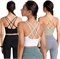 Женский спортивный бюстгальтер KASTWAVE Cross Back — укороченный топ для йоги с подкладкой, майка без косточек для тренировок с низкой ударной нагрузкой, дизайн с бретелями крест-накрест 1000004817 - фото 520517