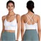 Женский спортивный бюстгальтер KASTWAVE Cross Back — укороченный топ для йоги с подкладкой, майка без косточек для тренировок с низкой ударной нагрузкой, дизайн с бретелями крест-накрест 1000004817