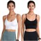 [Дизайн 2023] 2 шт. Спортивные бюстгальтеры с перекрестной спинкой, мягкие, с бретельками, укороченные бюстгальтеры для йоги, тренировок, фитнеса, с низким уровнем воздействия 1000004851