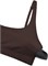 CRZ YOGA Butterluxe Spaghetti Strap Sports Brass for Women - Square Neck Yoga Bra Wireless Padded Cami Crop Top Hot Fudge Brown, 40 1000004867