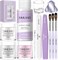 Набор для акрилового маникюра SAVILAND Essentials для начинающих: набор для акрилового маникюра для начинающих со всем необходимым: белая, розовая, прозрачная акриловая пудра и жидкость, набор № 8/10/14, кисточки для ногтей, инструменты для маникюра, дома 1000004898 - фото 520866