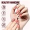 TOMICCA Gel Polish Set Starter Kit, набор из 6 цветов красного розового лака с верхним базовым покрытием и УФ-лампой для сушки ногтей 48 Вт, набор инструментов для светодиодного УФ-лампового дизайна ногтей Soak Off, набор «все в одном» для самостоятельног 1000004909