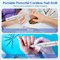 NALACAL Cordless Nail Drill Professional 35000 об/мин, аккумуляторная электрическая пилочка для ногтей, электронная пилка для снятия акрилового геля, портативная электронная пилка с набором насадок для маникюра, серебристая 1000004955