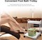 Elitzia Педикюрная тележка для маникюрного салона, вращающаяся ванна для ног, массажер для ног ETST22 (белый) 1000005076