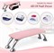 brunson Big Arm Rest for Nails Cushion, Microfibre Leather Hand Rest for Nails Tech, Hand Rest Pillow for Nails Toenails, Detachable Nail Art Accessories Tool for Nails Tech 1000005133