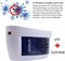 УФ-стерилизатор GERMIX для стерилизации и дезинфекции косметических инструментов, инструментов для нейл-арта со шкафом - синий 1000005135