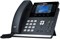 IP-телефон Yealink T46U, 16 учетных записей VoIP. Цветной дисплей 4,3 дюйма. Два порта USB 2.0, два порта Gigabit Ethernet, 802.3af PoE, адаптер питания в комплект не входит (SIP-T46U) 1000005159