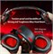 Игровая гарнитура TERRIFI Stereo Pro с микрофоном с шумоподавлением ENC, светодиодной подсветкой, объемным звуком и мягкими амбушюрами с эффектом памяти для PS5, PS4, Xbox One, Switch, ПК, ноутбука, мобильного телефона, красная 1000005230
