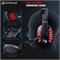Наушники Airsound Gaming Over-Ear Headset | Красные светодиодные индикаторы | Объемный звук 7.1 | Микрофон с шумоподавлением | Регулятор громкости, USB-интерфейс для PS4/PS5, Xbox, Nintendo Switch для ПК, Mac, ноутбука (Alpha-2) 1000005241
