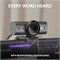 Веб-камера Logitech MX Brio Ultra HD 4K с микрофонами с шумоподавлением, улучшенным качеством изображения на основе искусственного интеллекта, защитой конфиденциальности и подключением по USB-C — графитовый 1000005418