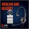 Комплект Poly - Studio P5 с Blackwire 3210 (Plantronics) - камера для видеоконференций HD 1080p - профессиональная веб-камера и комплект USB-A с проводной гарнитурой на одно ухо 1000005494