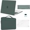 Чехол MOSISO для MacBook Pro 13 дюймов M2 2025, 2024, 2023-2016 A2338 M1 A2251 A2289 A2159 A1989 A1708 A1706, жёсткий пластиковый чехол, сумка, чехол для клавиатуры, чехол для веб-камеры и защитная плёнка для экрана, изумрудно-зелёный 1000005527 - фото 523210