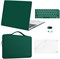 Чехол MOSISO для MacBook Air 13 дюймов, выпуск 2022, 2021, 2020, 2019, 2018 годов, A2337 M1, A2179, A1932, дисплей Retina, пластиковый корпус, чехол, чехол для клавиатуры, чехол для веб-камеры и защитная пленка для экрана, цвет «павлиний зеленый» 1000005531 - фото 523230
