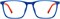 LENSKART BLU | Компьютерные очки Zero Power Blue Cut | Антибликовые, лёгкие, блокируют вредное излучение | Защита от УФ-излучения | Синие | Для мужчин и женщин | Большие | LB E16220 - C3 1000005703 - фото 524062