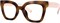 Очки Zeelool Trendy Rectangle с прозрачными линзами без диоптрий для женщин TR90 Eyewear Malcolm VFT0269 1000005746