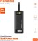 Внешний аккумулятор Porodo Power Bank длиной 1 м с выдвижным кабелем Type-C, макс. 130 Вт, ёмкость аккумулятора 20 000 мА·ч, сверхбыстрая зарядка, интеллектуальный цифровой дисплей, зарядное устройство для ноутбука, выходы USB-C и USB-A — чёрный 1000006213