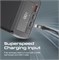 Promate Power Bank, портативное зарядное устройство для ноутбука емкостью 38000 мА·ч с подачей питания 100 Вт через порт USB-C, портом USB-C мощностью 24 Вт, портом QC 3.0 мощностью 22,5 Вт и светодиодным индикатором заряда аккумулятора для iPhone, MacBoo 1000006237