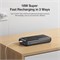 Портативное зарядное устройство VEGER Power Bank 30000 мАч, 22,5 Вт QC 3.0 PD 20 Вт USB 6-портовое зарядное устройство с током 3 А для быстрой зарядки, аккумулятор USB C, интеллектуальный светодиодный дисплей для iPhone, Samsung, Android и т. д. 1000006251