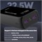 Портативное зарядное устройство FASTER Power Bank мощностью 22,5 Вт и емкостью 30000 мА·ч с двумя портами USB и Type-C, быстрой зарядкой и светодиодным дисплеем, совместимо с iPhone, телефонами Android, планшетами и другими устройствами 1000006276