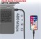 Кабель Honeywell USB A–Type C, 1,2 м (4 фута), PD 60 Вт, QC 3.0, кабель для быстрой зарядки и синхронизации, нейлоновый плетеный кабель для устройств Apple, смартфонов, ноутбуков, внешних аккумуляторов, планшетов, наушников, динамиков, черный 1000006329