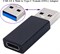 Адаптер AAOTOKK Type C - USB A. Адаптер USB Type C (мама) - USB (папа) OTG для ноутбуков, внешних аккумуляторов и других устройств с портами USB A. Поддержка синхронизации данных и зарядки (2 комплекта - черный, разъем F/M) 1000006341