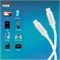 Кабель Honeywell USB 3.1 Type C – Type C, 1,2 м (4 фута), максимальная выходная сила тока 5 А, 100 Вт, QC 3.0, быстрая зарядка, совместим с устройствами Apple, смартфонами, ноутбуками, внешними аккумуляторами, планшетами, наушниками, колонками, белый 1000006347