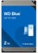 Внутренний жесткий диск Western Digital Blue 3,5 дюйма, 2 ТБ, Serial ATA 6 Гбит/с, 7200 об/мин, кэш 256 МБ 1000006542 - фото 526185