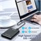 Внешний жесткий диск SATA SSD HDD 2,5'' - корпус WEETOTUNG USB3.0 5 Гбит/с без инструментов с поддержкой UASP - совместимый с дисками 7 мм/9,5 мм PS4/PS5/Xbox Seagate/WD/Toshiba Data Storage 1000006586