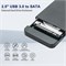 Внешний жесткий диск SATA SSD HDD 2,5'' - корпус WEETOTUNG USB3.0 5 Гбит/с без инструментов с поддержкой UASP - совместимый с дисками 7 мм/9,5 мм PS4/PS5/Xbox Seagate/WD/Toshiba Data Storage 1000006586