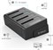 Док-станция ORICO 40 ТБ USB 3.0 - SATA I/II/III с 4 отсеками для внешних жестких дисков 2,5 или 3,5 дюйма с функцией дубликатора/клонирования жестких дисков [4 x 10 ТБ] 1000006617