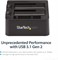 StarTech.com Dual-Bay USB 3.1 to SATA Hard Drive Docking Station, USB 3.1 (10 Gbps), External 2.5/3.5" SATA I/II/III, SSD/HDD Docking Station, Hot-Swap Hard Drive Bay, Top-Loading (SDOCK2U313) 1000006628
