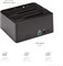 StarTech.com Dual-Bay USB 3.1 to SATA Hard Drive Docking Station, USB 3.1 (10 Gbps), External 2.5/3.5" SATA I/II/III, SSD/HDD Docking Station, Hot-Swap Hard Drive Bay, Top-Loading (SDOCK2U313) 1000006628