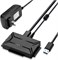 Адаптер Microware USB - SATA IDE HDD - кабель USB 3.0 для 2,5-дюймового и 3,5-дюймового SATA IDE жесткого диска для Windows 10/8/7/XP, Mac, комплект для чтения внутренних SSD-накопителей на внешние, преобразование файлов и данных 1000006643 - фото 526637