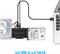 Адаптер Microware USB - SATA IDE HDD - кабель USB 3.0 для 2,5-дюймового и 3,5-дюймового SATA IDE жесткого диска для Windows 10/8/7/XP, Mac, комплект для чтения внутренних SSD-накопителей на внешние, преобразование файлов и данных 1000006643