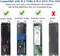 XLT M.2 NVMe SSD Enclosure Adapter Tool-Free, USB 3.2 Gen 2 10Gbps HDD Adapter MKey(B+M Key) SSD Reader, with 2 Port USB Type-A and SD/TF Cardread, Support UASP Trim for 2242/2260/2280 1000006653