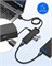 VENTION 4-портовый USB 3.0 концентратор, сверхтонкий USB-разветвитель для передачи данных [с поддержкой зарядки], совместим с MacBook, ноутбуками, Surface Pro, ПК, флеш-накопителями, мобильными жесткими дисками (USB A, 1 метр) 1000006657