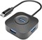 Концентратор BENFEI USB C, 4-портовый концентратор USB 3.0 с передачей данных 5 Гбит/с, разветвитель USB C для MacBook Type C, Mac Pro, iMac, Surface, XPS, флеш-накопителей, мобильных жёстких дисков 1000006672 - фото 526776