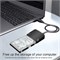 Адаптер SATA - USB, кабель USB 3.0 - SATA для 3,5-дюймового твердотельного накопителя (SSD) с жестким диском SATA III, поддержка UASP с блоком питания 1000006674