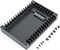Монтажная рама Annadue HDD/SSD, адаптер-конвертер для жестких дисков SSD/HDD 2,5 дюйма на 3,5 дюйма, 6 Гбит/с для 2,5-дюймовых HDD/SSD 7/9,5/12,5 мм, совместимых с III 1000006676 - фото 526796