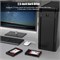 Монтажная рама Annadue HDD/SSD, адаптер-конвертер для жестких дисков SSD/HDD 2,5 дюйма на 3,5 дюйма, 6 Гбит/с для 2,5-дюймовых HDD/SSD 7/9,5/12,5 мм, совместимых с III 1000006676