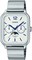 Мужские часы Casio MTP-M305D-7AVDF с белым циферблатом и серебристым ремешком 1000006852 - фото 527280
