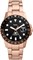 Мужские синие часы Fossil GMT из нержавеющей стали с тремя стрелками, цвет: розовое золото/шоколад (модель: FS6027) 1000006861 - фото 527315