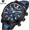 Мужские часы BENYAR, хронограф, аналоговый кварцевый механизм, кожаный ремешок, стильные спортивные дизайнерские наручные часы, водонепроницаемость 50 м, элегантный подарок для мужчин, 5205, синий цвет 1000007097 - фото 528296 Мужские часы BENYAR, хронограф, аналоговый кварцевый механизм, кожаный ремешок, стильные спортивные дизайнерские наручные часы, водонепроницаемость 50 м, элегантный подарок для мужчин, 5205, синий цвет 1000007097 - фото 528296